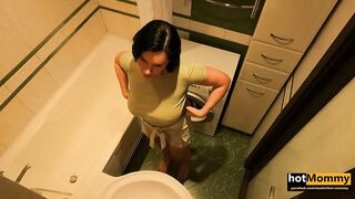step Milf only tried to make her step Son study