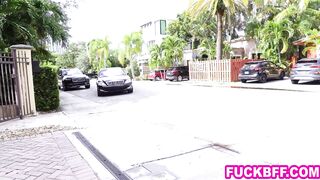 Korean eighteen BFF cuties fucking their manager to make a