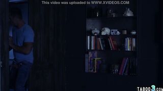 Crazy daddy fucking a 19 yo Mona Blue next to his