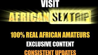 African mail-order bride incredible sexy dick sucking off service into outside