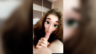 Disney porn video – Adorable snapchat barbie blown all the cum out of me! POV