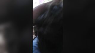 Hispanic teens blows penis by a waterfall and gets a nice load