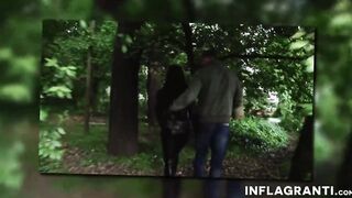 Slutty Hispanic goddess gets rammed outside