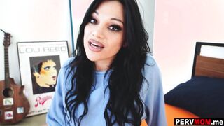 Big ass latin stepmom gave son incentive
