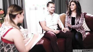 Counselor porn video – Guy fucks counselor as his wife watches