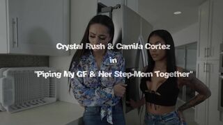Laying Pipe into Hispanic milf & Step-Daughter - Crystal Rush