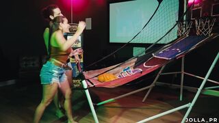 Super Sexy Hispanic mom Jolla gets nailed while shooting hoops at