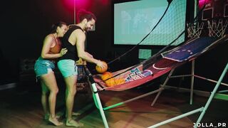 Super Sexy Hispanic mom Jolla gets nailed while shooting hoops at