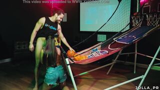 Super Sexy Hispanic mom Jolla gets nailed while shooting hoops at