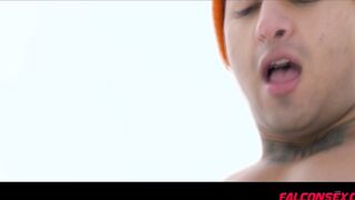 Two guys freezing their asses off!