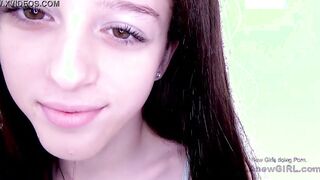 Dark Haired 18yo goddess Pie gets pussyfucked into studio
