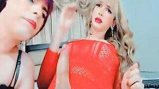 Gorgeous Shemale Sucked Off By Her Friend