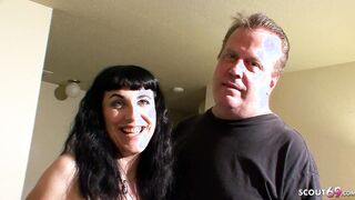 REAL OLDER LOVERS WITH UNSHAVED EX-WIFE AND SMALL COCK DUDE