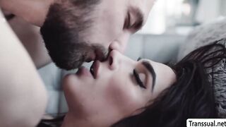 Seductive Tbabe barebacked by boyfriend