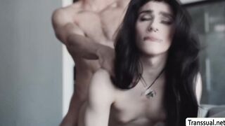 Seductive Tbabe barebacked by boyfriend