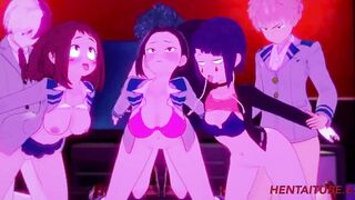 Boku No Hero Anime Compilation. Uraraka, Momo, Tsuyu, Jiro...