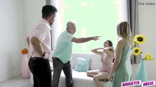 Daughterabuse.com - Teens friends Penelope Kay, Coco Lovelock, and Mike