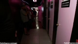Glory hole blowjob in public