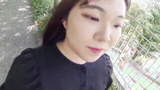 Chubby Japanese amateur Miki has a nice couch casting interview