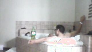ReGina and in the hot tub
