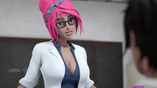 Teacher show students how to fuck