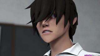 3D Hentai MILF Teacher and Student Fuck