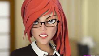 Stepdaughter Rides Dad - 3D Hentai Sex