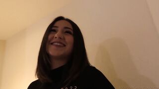Long Titty Dark Hair Corra Pounded And Facialed On Camera For