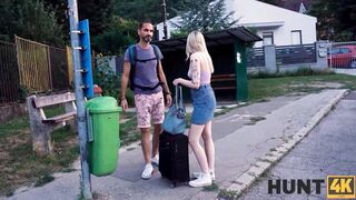 HUNT4K. Crazy chick takes part into passionate sex not with