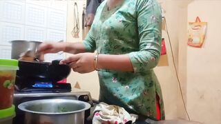 indian hot ex-wife get fuck while cooking