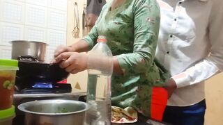 indian hot ex-wife get fuck while cooking