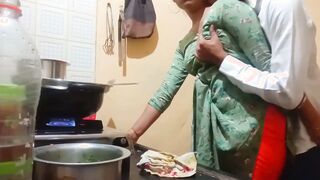 indian hot ex-wife get fuck while cooking