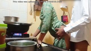 indian hot ex-wife get fuck while cooking