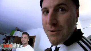 Dark Haired 18 into 3some with Leo Galvez and Dan Vergara
