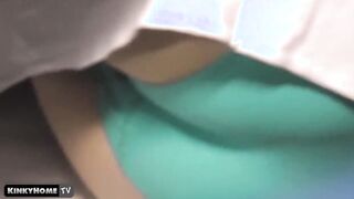 Caught bimbos into the train - Secret masturbation outdoors