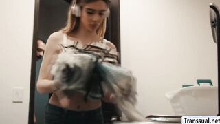 Horny stepdad analed busty TS stepteen