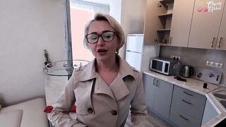 The blonde loves to banged! only into the booty
