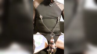 Kinky maso slut remote e-stim CBT September 15 part 1