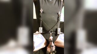 Kinky maso slut remote e-stim CBT September 15 part 2