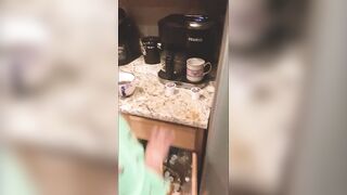 Fucking Chloe on the kitchen table