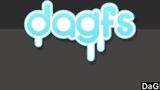 Dagfs - She banged with her dildo as he jizzes