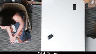 Barely Legal Caught Stealing and Gets Nailed inside Butt Hole
