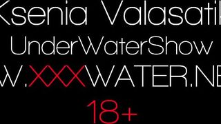 Red Head Ksenia Valasatik gets orgasms inside the shower