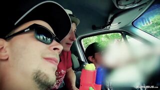 BUMS BUS - German red head Bombshell Anny Aurora gets banged!