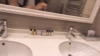 My Roommate suddenly Joined me inside the shower // Deep Throat and Hard FUCKED