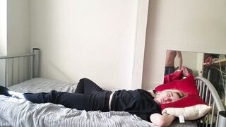 Waking up GF with my penis