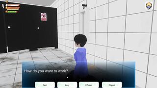 3d game toilet humiliation: Shopowner doesn't pay unless she sits