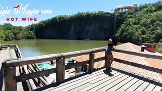 I went for a walk inside Curitiba and ended up
