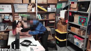 Scared latina teen  thief fucked roughly