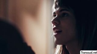 TS Tipsy let stepbro bareback her ass
